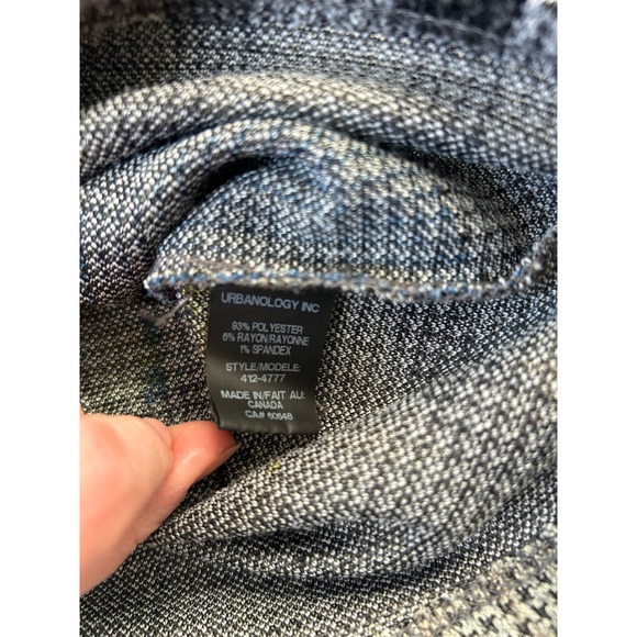 Pure Essence multicolor abstract art print knit long sleeve sweater - Picture 5 of 6